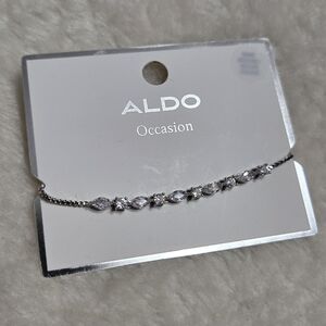 Aldo Occasion Sevamma Cubic Zirconia Silver Bracelet NWT Size: O/S